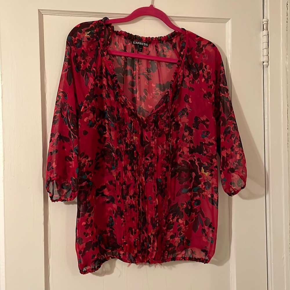 Express 3/4 sleeve blouse